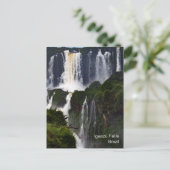 イグアス秋ブラジル滝旅行はがき ポストカード (スタンド正面)