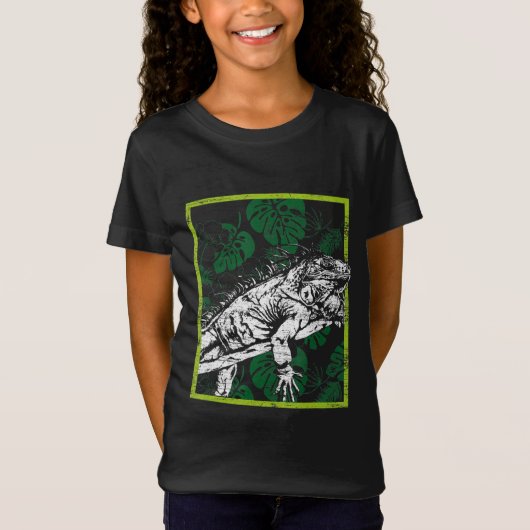 イグアナおもしろい愛好家のギフト Tシャツ (正面)