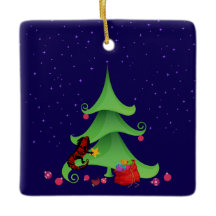 *イグアナお洒落オ・クリスマスツリー