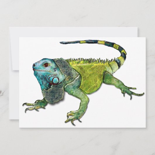 イグアナが家に帰る方法 招待状 (正面)