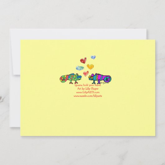 イグアナが手を握れ カード (裏面)