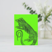 イグアナしたい ポストカード (スタンド正面)