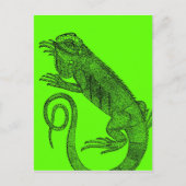 イグアナしたい ポストカード (正面)