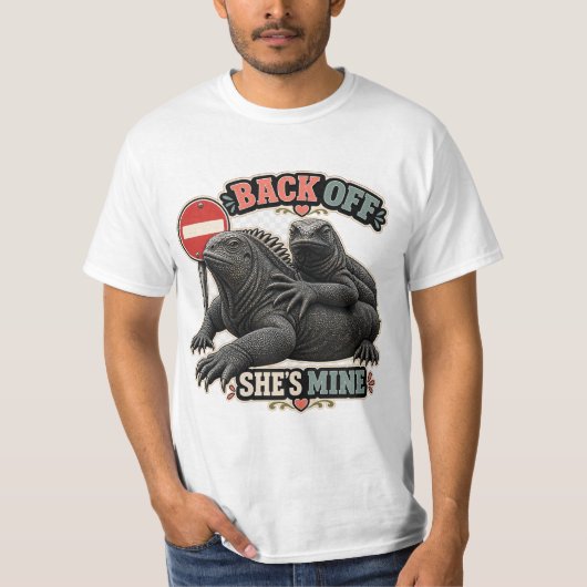 イグアナだって家族！父の日Tシャツ Tシャツ (正面)