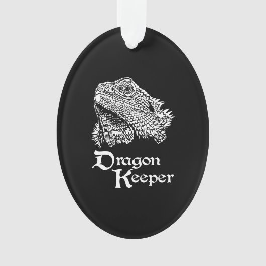 イグアナのドラゴンキーパー オーナメント (正面)