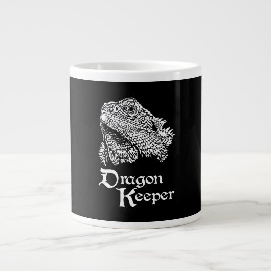 イグアナのドラゴンキーパー ジャンボコーヒーマグカップ (正面)