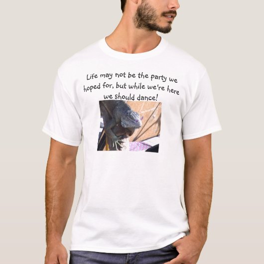 イグアナのパーティー Tシャツ (正面)