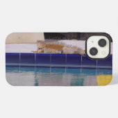 イグアナのプール iPhoneケース (裏面横)