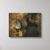 イグアナのペドロ0768アート キャンバスプリント (正面)