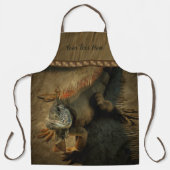 イグアナのペドロ0768 エプロン (正面)