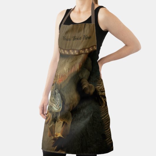 イグアナのペドロ0768 エプロン (インサイチュ)