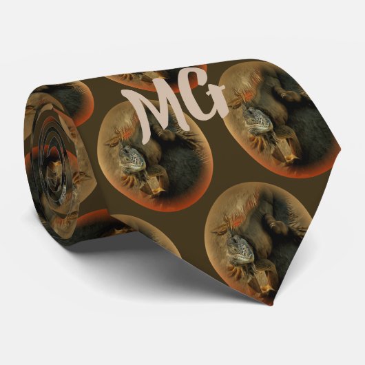 イグアナのペドロ0768 ネクタイ (ロール)