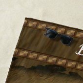 イグアナのペドロ0768 ビーチタオル (インサイチュ)