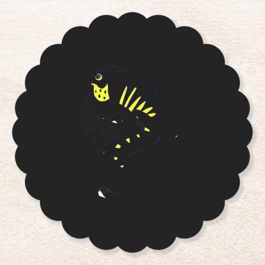 イグアナの事実 ペーパーコースター (正面)