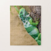 イグアナの写真のパズル ジグソーパズル (縦)