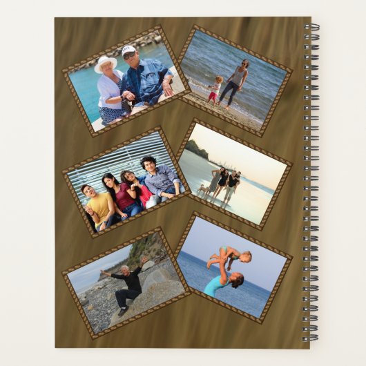 イグアナの写真コラージュ0768 プランナー手帳 (裏面)