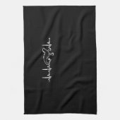 イグアナの心拍 キッチンタオル (縦)