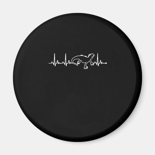 イグアナの心拍 マグネット (正面)