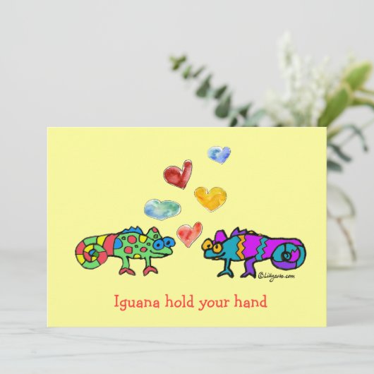 イグアナの手を握って カード (スタンド正面)