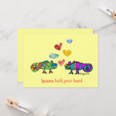 イグアナの手を握って カード (正面/裏面インサイチュ)