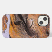 イグアナの肖像 iPhoneケース (裏面横)