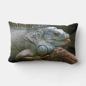 イグアナの装飾用クッション ランバークッション (裏面)