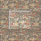 イグアナの褐色珊瑚 ファブリック (タイル)