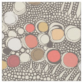 イグアナの褐色珊瑚 ファブリック (クローズアップ)