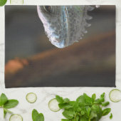 イグアナの頭を持つキッチンタオルカラフル キッチンタオル (折り畳み)