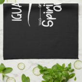 イグアナは私の精神の動物のギフト男性の女性リザールである キッチンタオル (折り畳み)