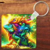 イグアナアート キーホルダー (裏面)