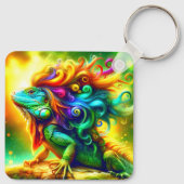 イグアナアート キーホルダー (裏面)