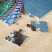 イグアナカラフル誕生日 ジグソーパズル (側面)