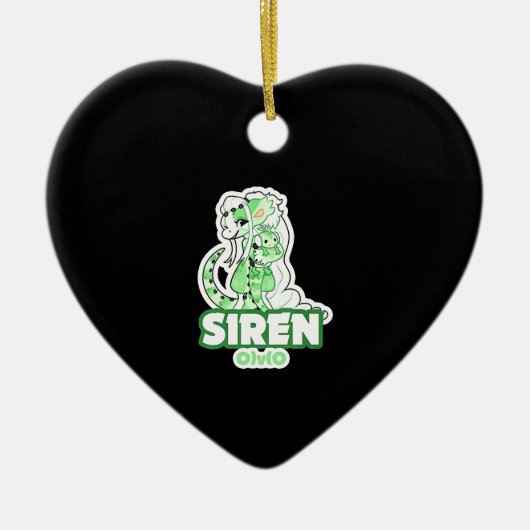 イグアナサイレン セラミックオーナメント (正面)