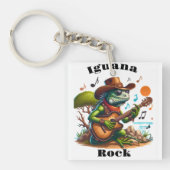 イグアナセレンドスワンプドウェラーロック キーホルダー (正面)