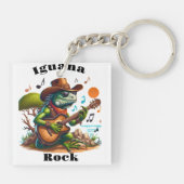 イグアナセレンドスワンプドウェラーロック キーホルダー (裏面)