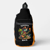 イグアナセレンドスワンプドウェラーロック スリングバッグ (正面)