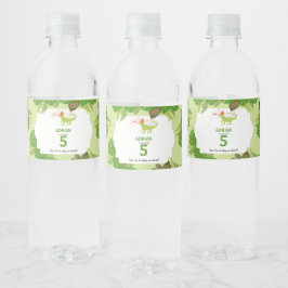 イグアナトカゲ動物愛護会 ペットボトルラベル