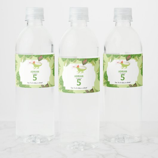 イグアナトカゲ動物愛護会 ペットボトルラベル (ボトル)