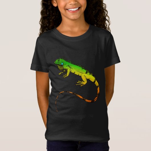 イグアナトカゲ美しいイグアナの贈り物 Tシャツ (正面)