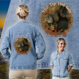 イグアナハッピーアワーカクテル0768 デニムジャケット