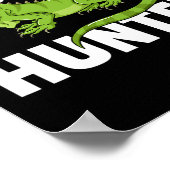 イグアナハンター爬虫類リザード狩り ポスター (角)