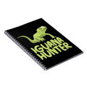 イグアナハンター – イグアナおもしろい爬虫類動物 ノートブック (右側)