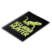 イグアナハンター – イグアナおもしろい爬虫類動物 ノートブック (左側)