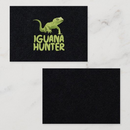 イグアナハンター 名刺 (正面/裏面)