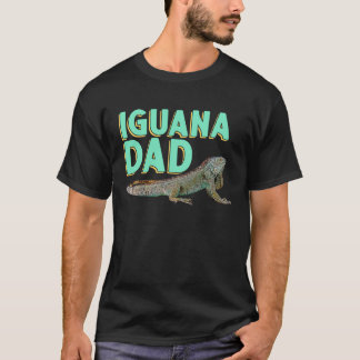 イグアナパパ爬虫類ペットリザード爬虫類オーナーグラ Tシャツ