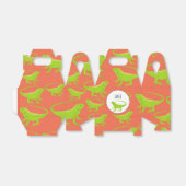 イグアナパーソナライズされたトカゲ模様 フェイバーボックス (折り畳みなし)