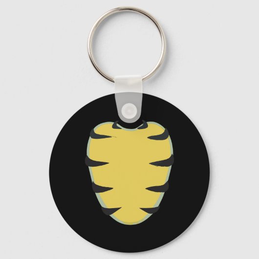 イグアナベリーチェストコスチューム緑かわいいイグアナアニマ キーホルダー (正面)