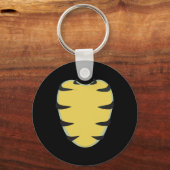 イグアナベリーチェストコスチューム緑かわいいイグアナアニマ キーホルダー (正面)