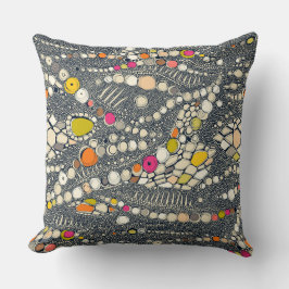 イグアナポップ・アートの皮 クッション